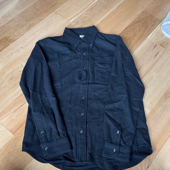 OrSlow Black Casual Button Down Shirt
